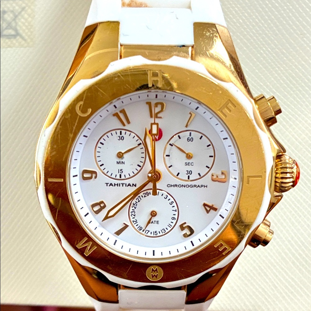 Michele Tahitian Gold watch